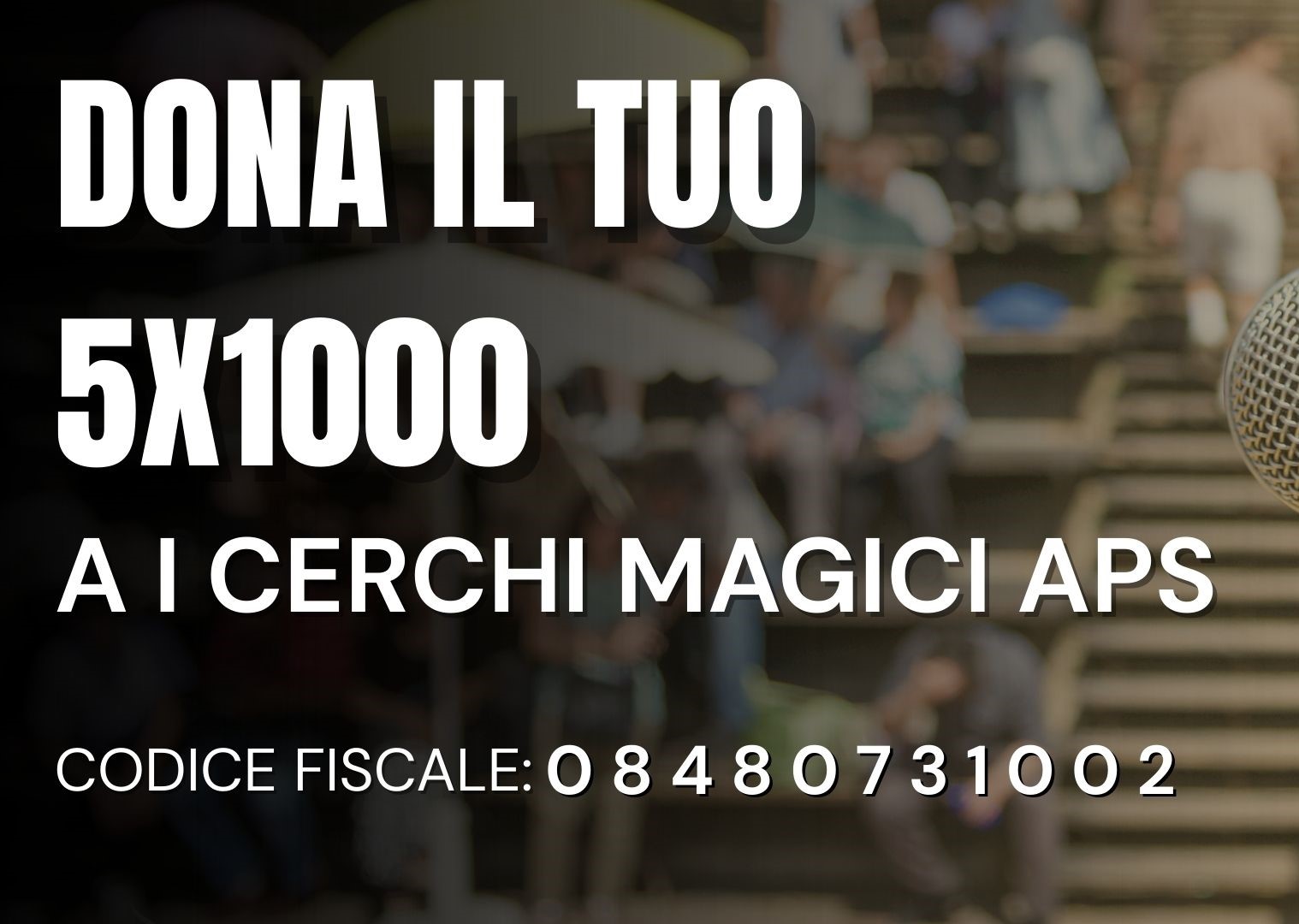DONA IL TUO 5 X 1000